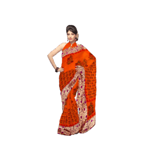 Red Women Saree